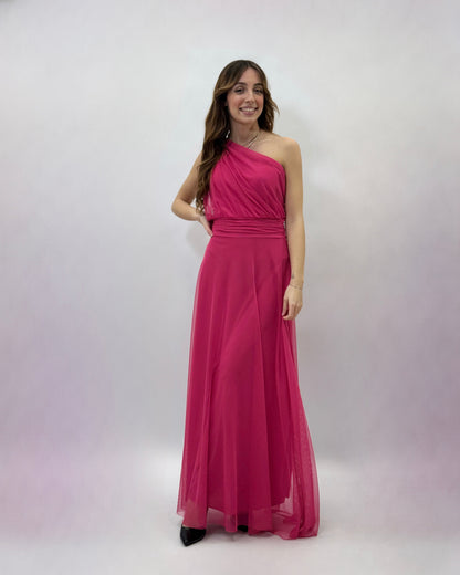 Rosilde - Abito Monospalla Caterina Donna Elegante Femminile