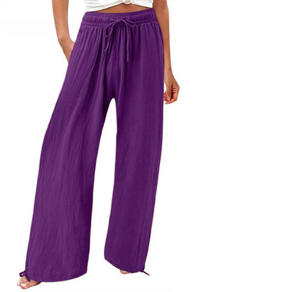 Fosca – Pantaloni Per Il Tempo Libero Dal Design Ampio E Fresco