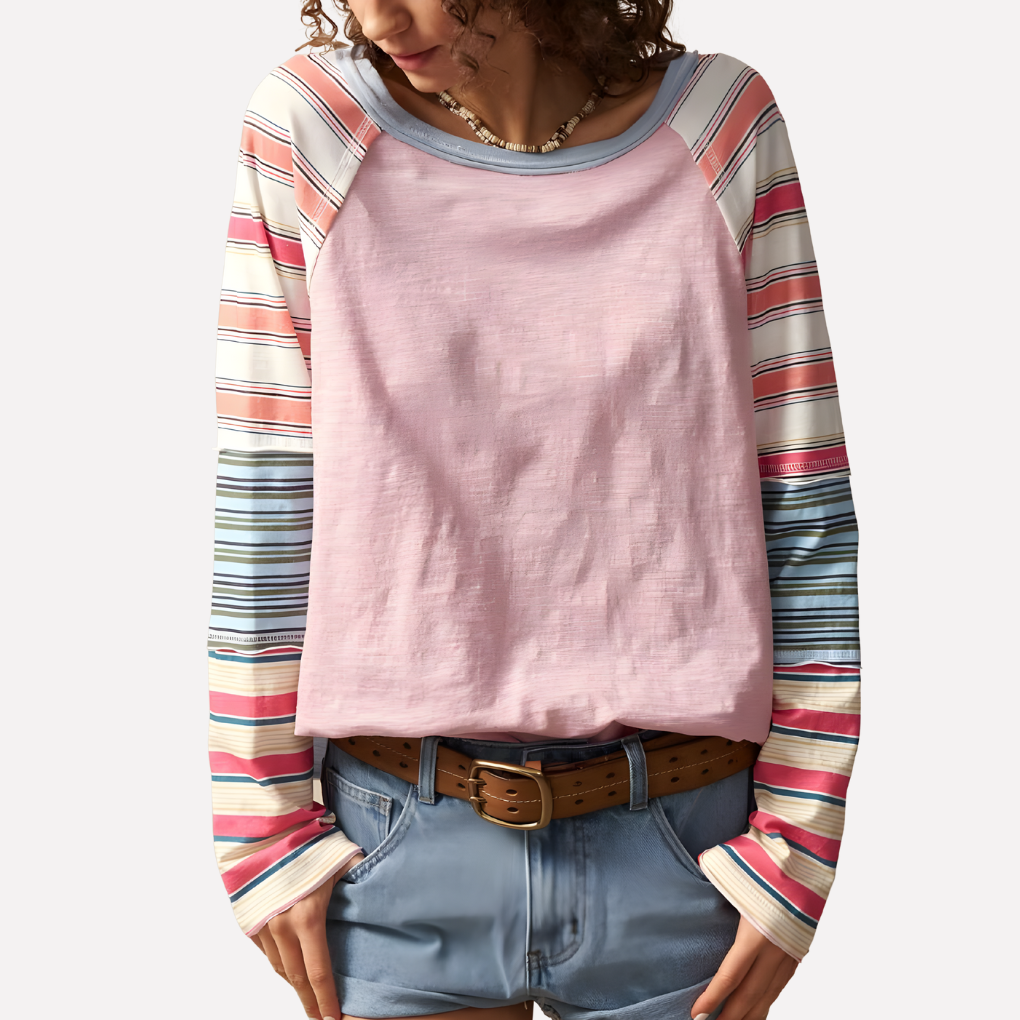 Debora – Top Oversize Bohémien Con Maniche Raglan