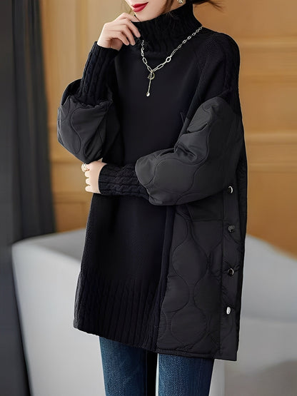 Patricia – Maglione a Collo Alto Casual da Donna