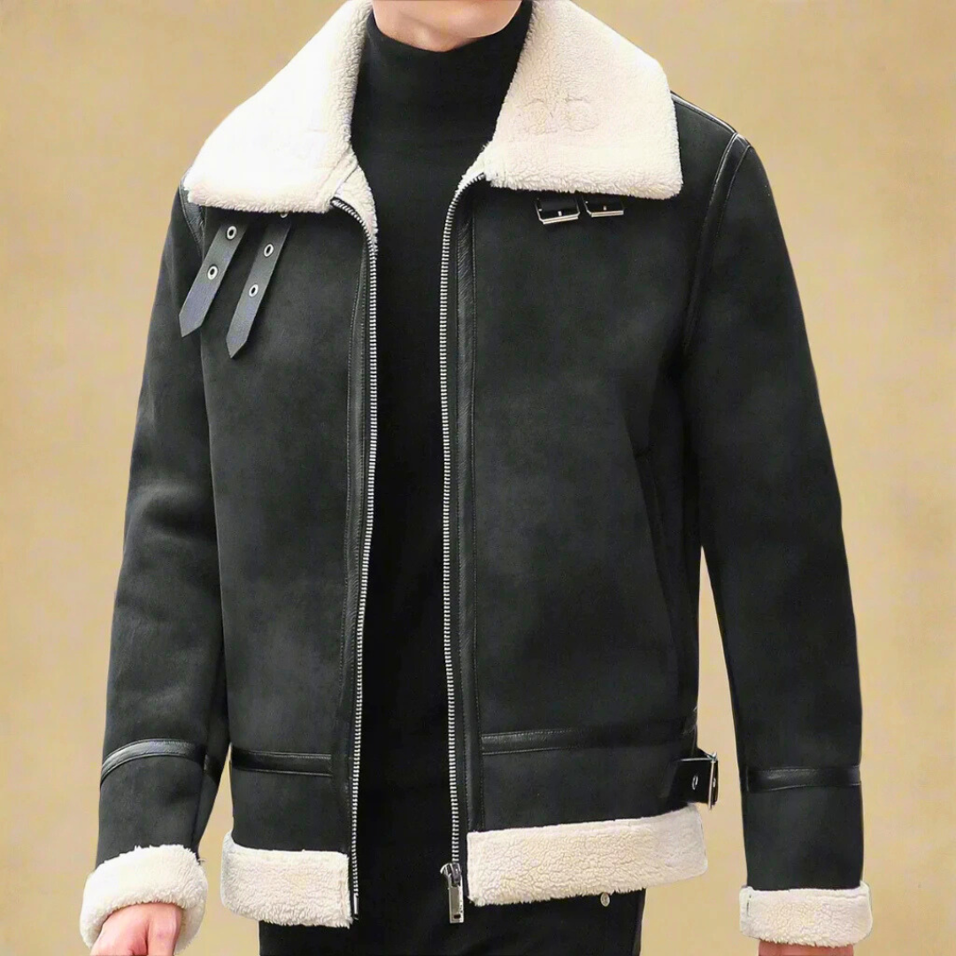 Ferruccio - Cappotto Invernale Uomo Cinturato Elegante