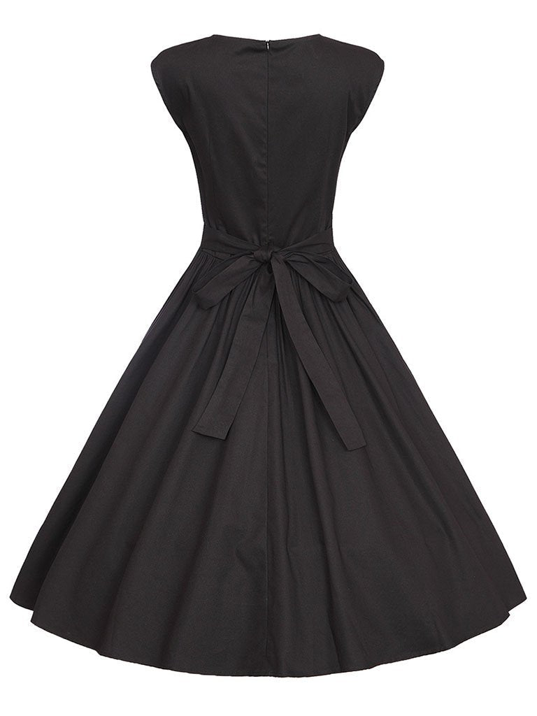 Ilaria – Abito in Cotone Stile Hepburn