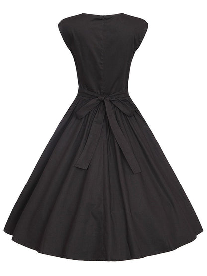 Ilaria – Abito in Cotone Stile Hepburn