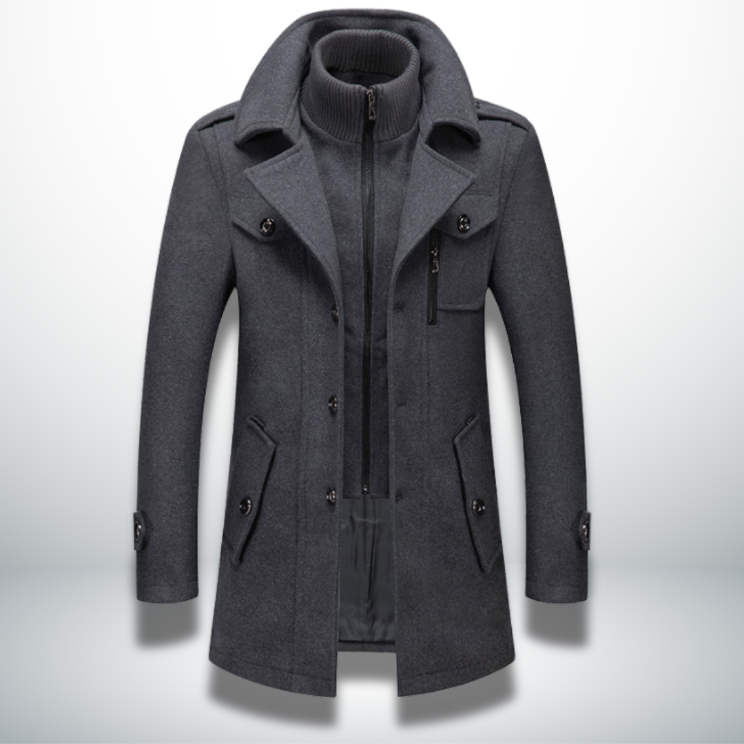 Diomede - Cappotto Uomo Caldo Elegante Stile Moderno