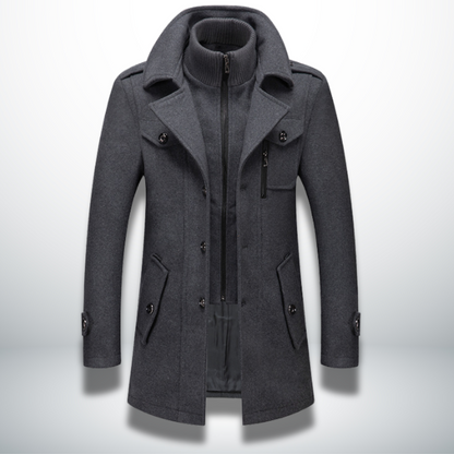 Diomede - Cappotto Uomo Caldo Elegante Stile Moderno