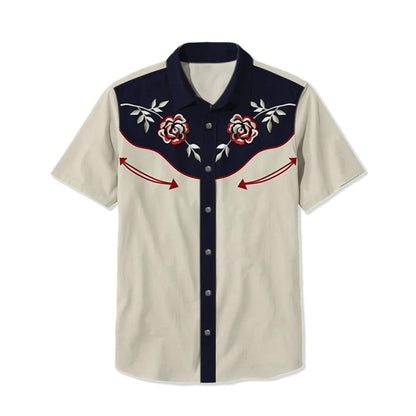 Ignazio - Camicia Uomo Western Elegante Moderna