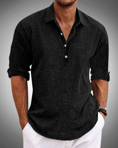 Remigino - Camicia Classica Uomo Elegante Moderna Essenziale