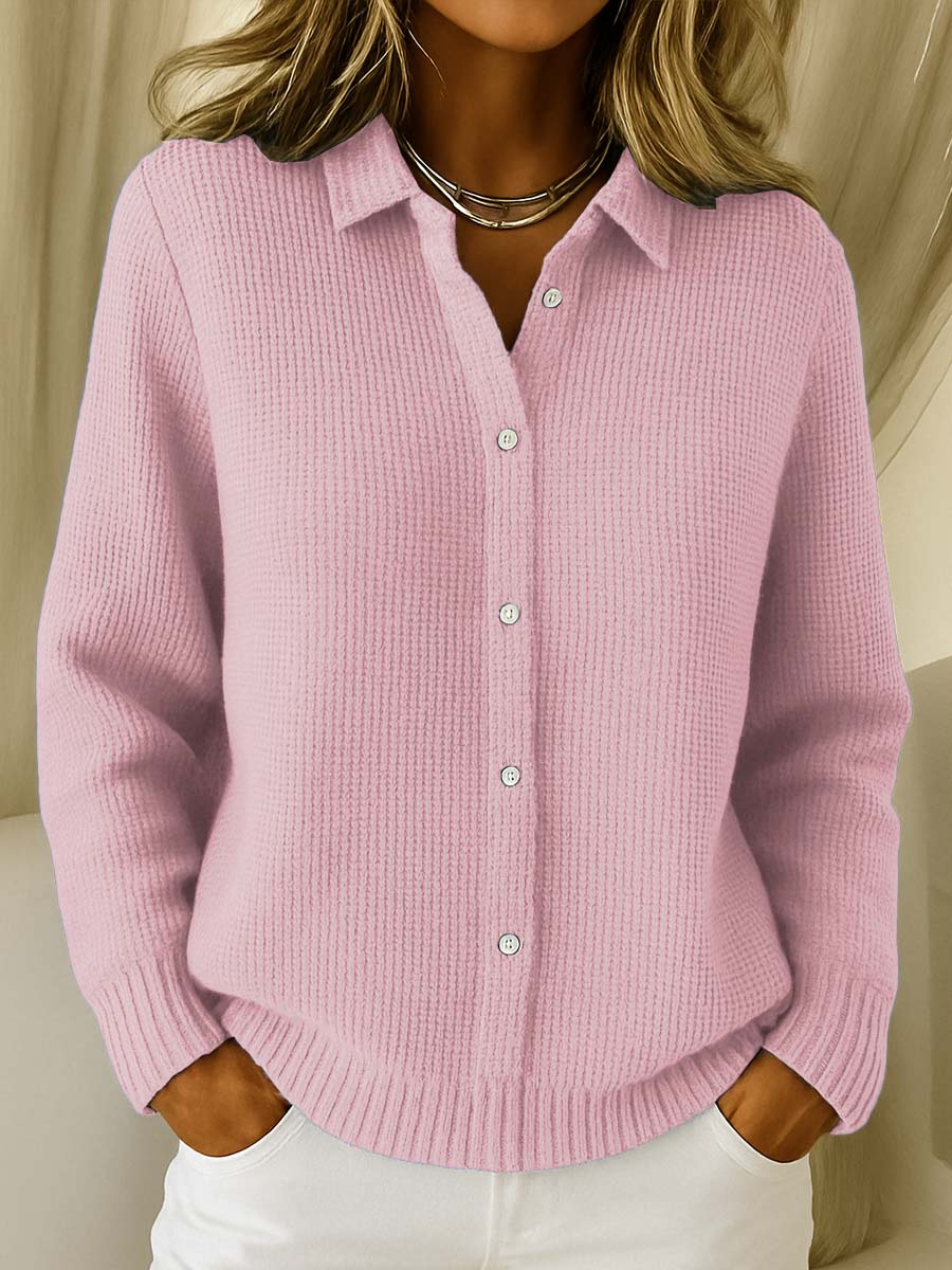 Tiburia - Cardigan Classico Donna Elegante Versatile