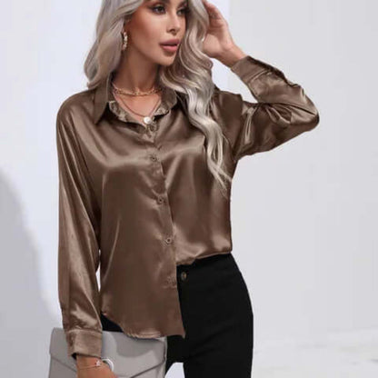 Donatella – Blusa Con Maniche Lunghe E Vestibilità Ampia