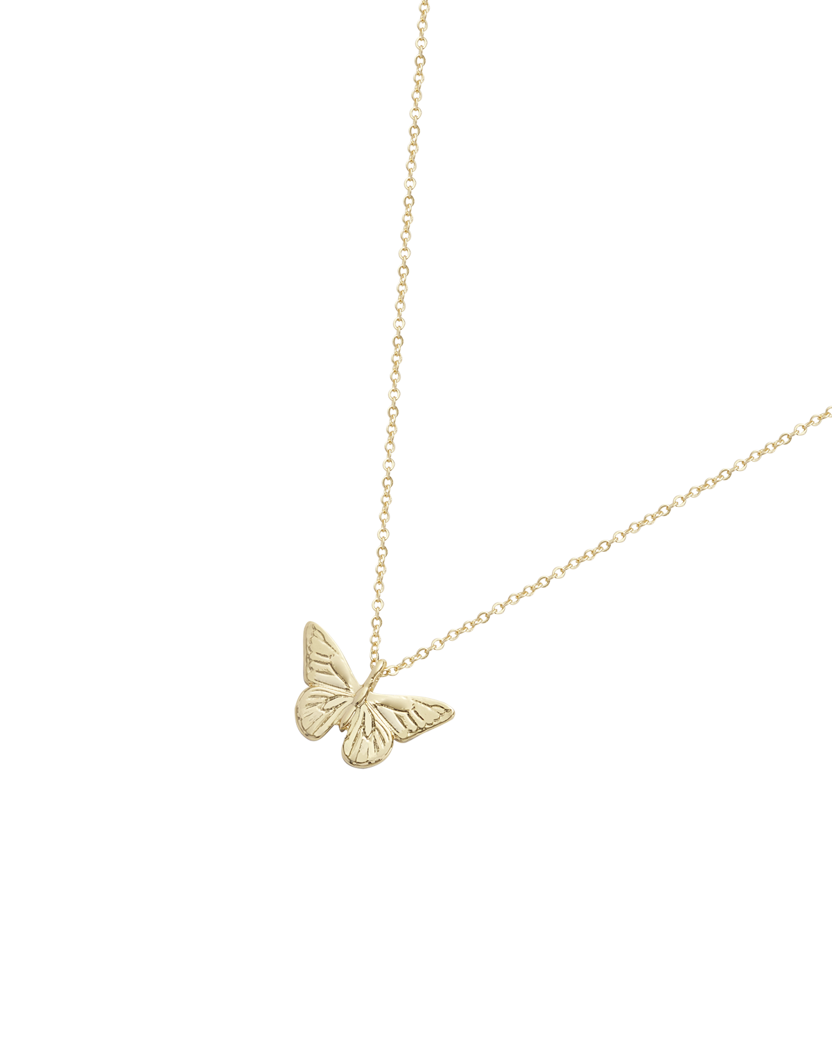 Livia – Collana Corta Farfalla Smalto Blu