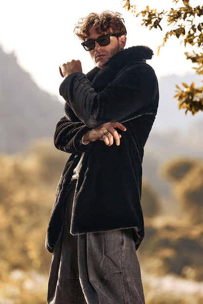Romano – Elegante Cappotto Lungo Invernale A Maniche Lunghe