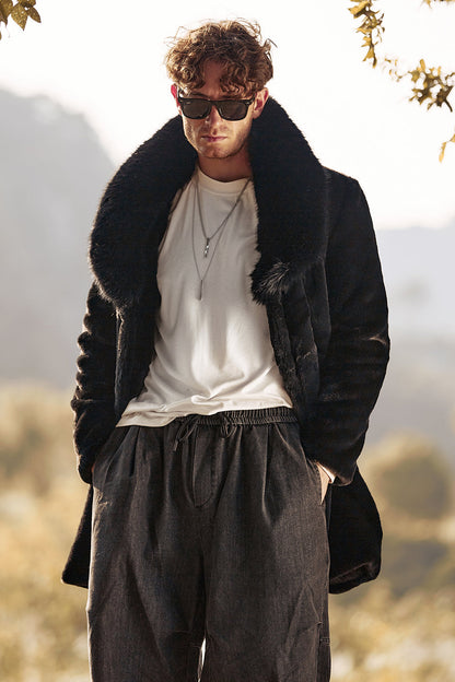 Romano – Elegante Cappotto Lungo Invernale A Maniche Lunghe