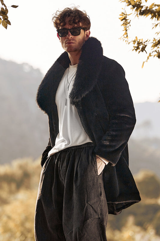 Romano – Elegante Cappotto Lungo Invernale A Maniche Lunghe
