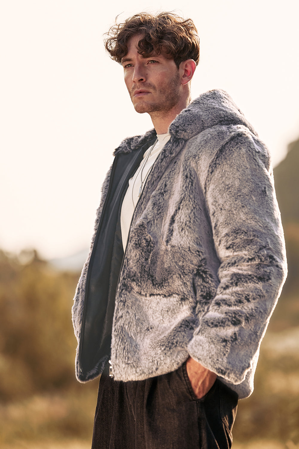 Dario – Cappotto Invernale Uomo Midi Con Cappuccio