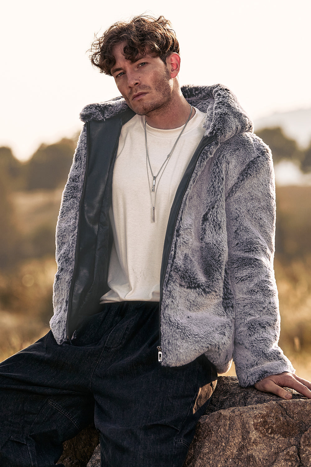 Dario – Cappotto Invernale Uomo Midi Con Cappuccio