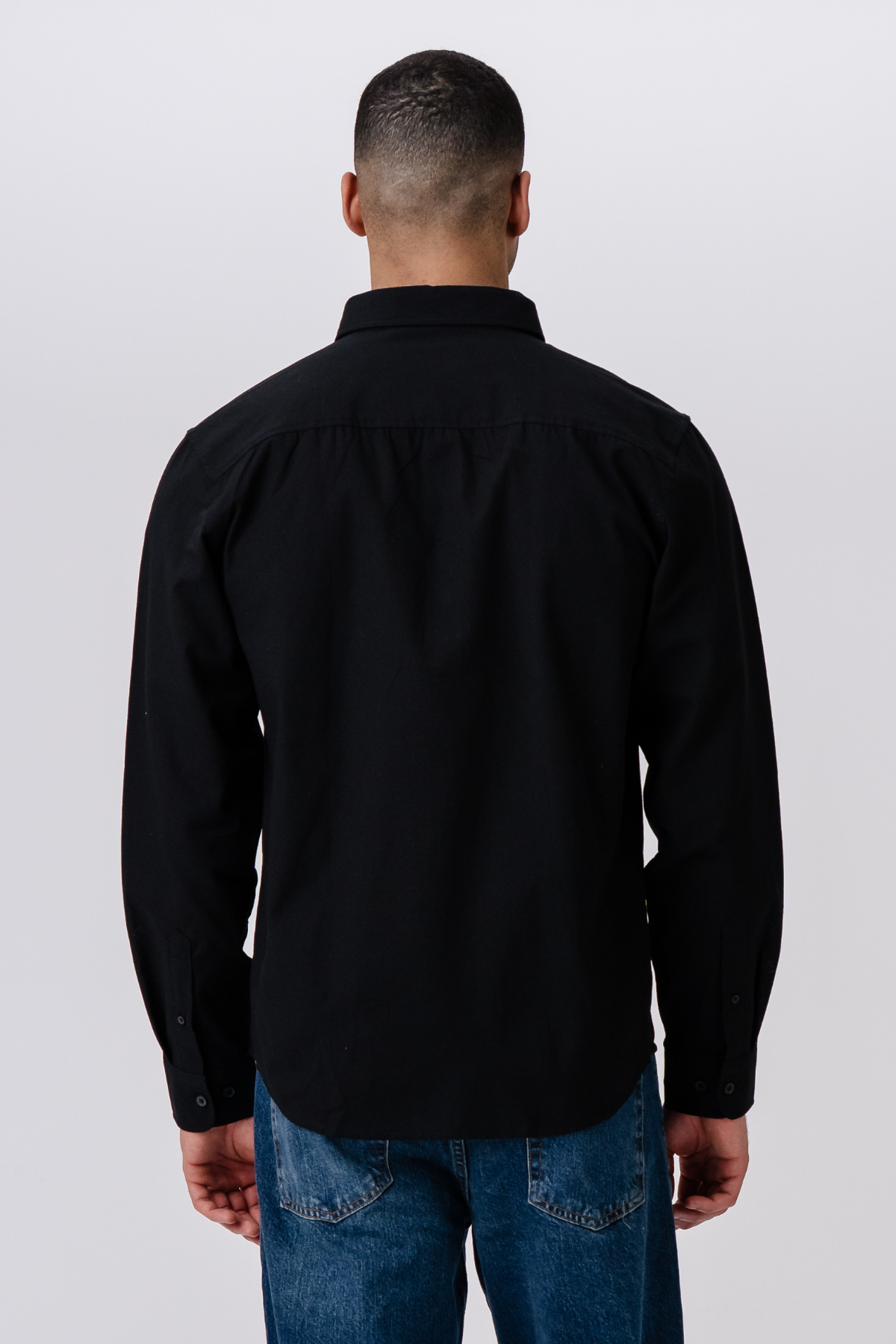 Luigi - Camicia Uomo Nera Elegante Stile Professionale
