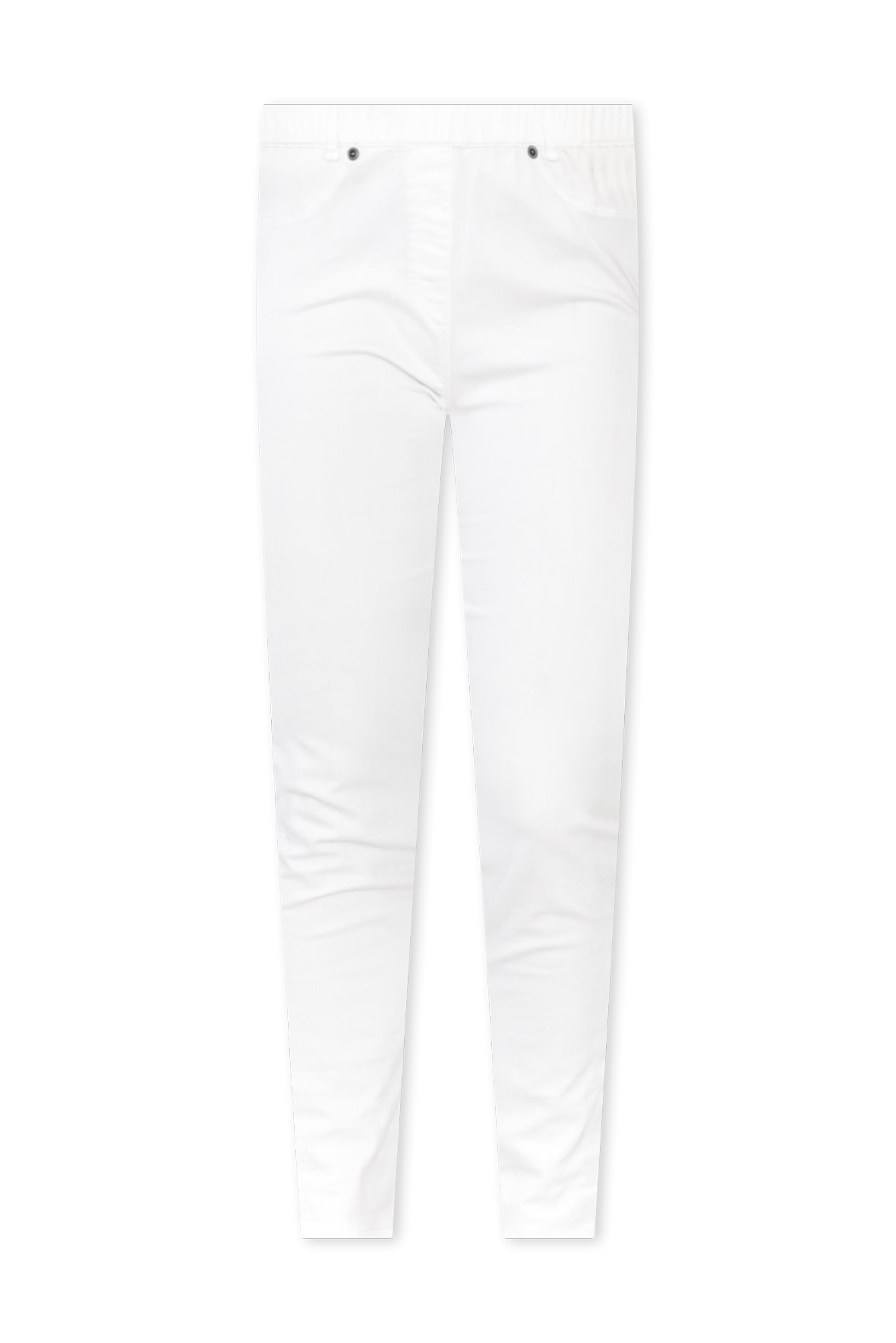 Lissinia – Pantaloni Reed Bianchi in Cotone Stretch
