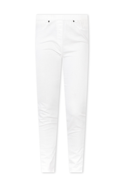 Lissinia – Pantaloni Reed Bianchi in Cotone Stretch