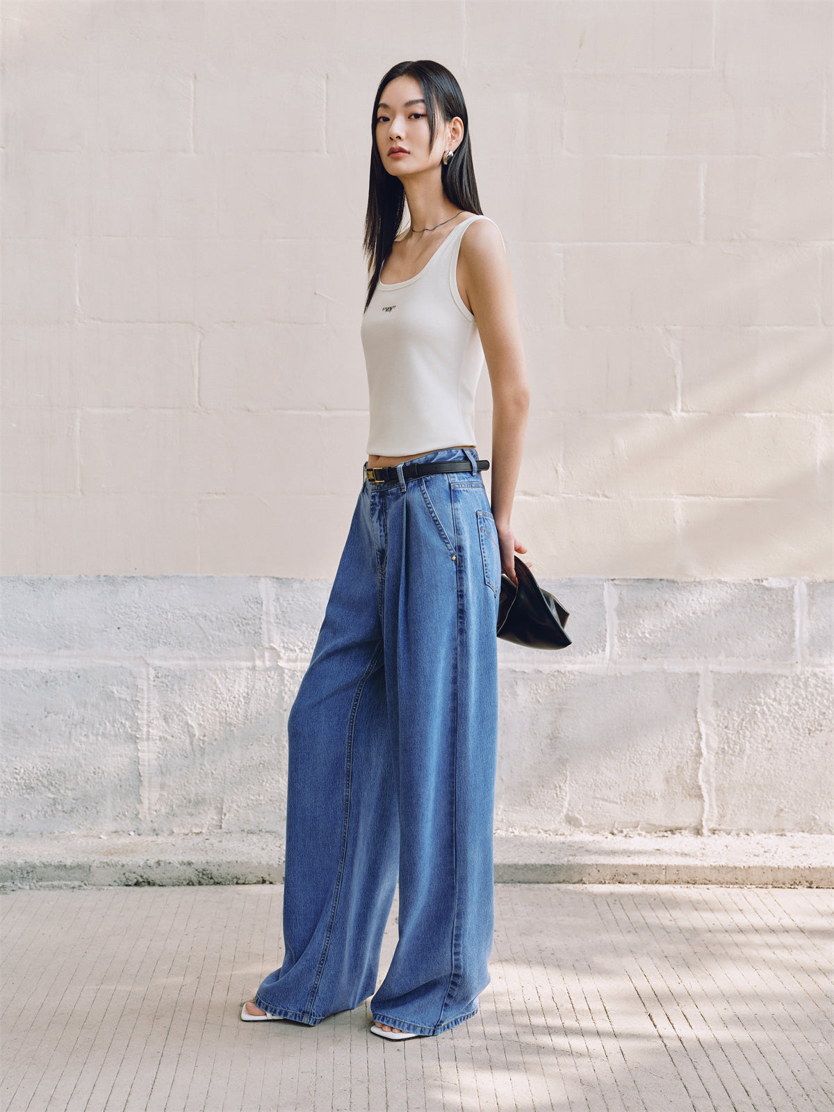 Irene - Pantaloni Donna Vita Alta Eleganti