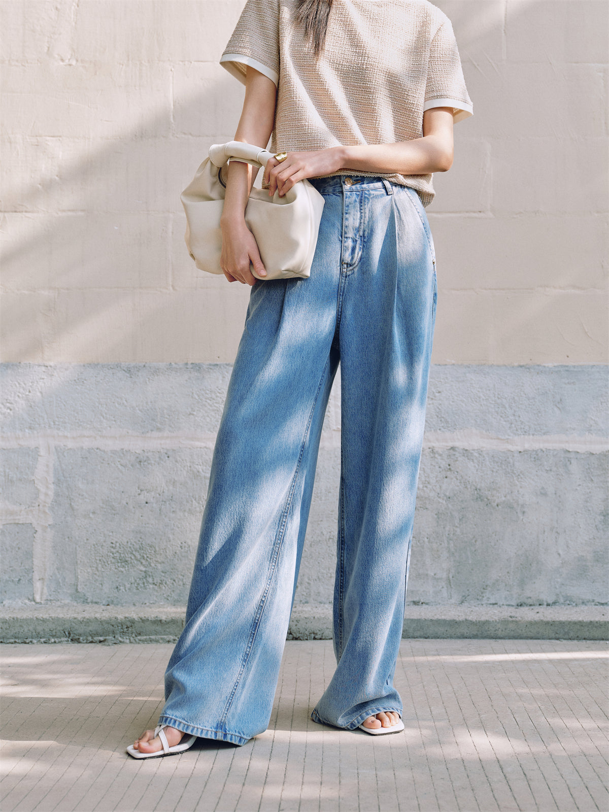 Irene - Pantaloni Donna Vita Alta Eleganti