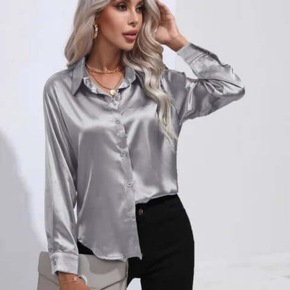 Donatella – Blusa Con Maniche Lunghe E Vestibilità Ampia