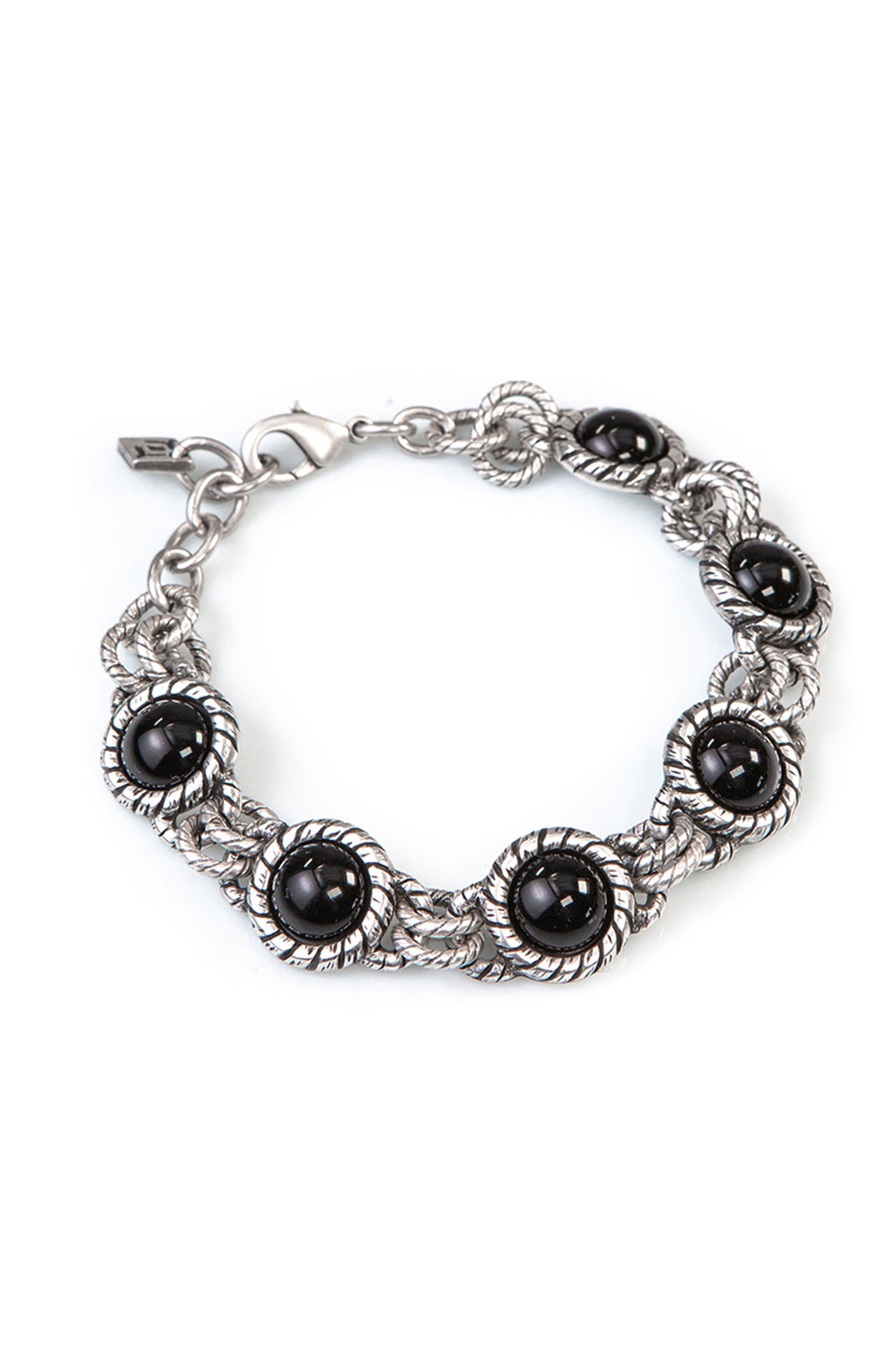 Prospero - Bracciale Nero Uomo Elegante Moderno