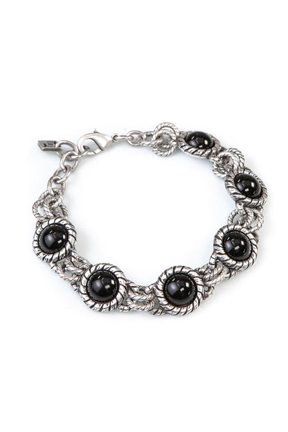 Prospero - Bracciale Nero Uomo Elegante Moderno