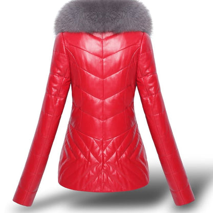 Flavia - Cappotto Invernale Corto Donna con Colletto