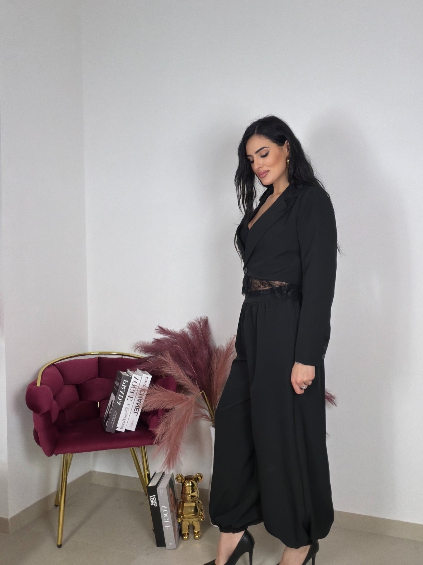 Quinara - Set Tailleur Grace Donna Elegante Sartoriale Moderno