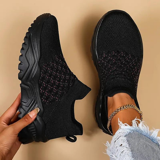 Marta – Sneakers Slip-On Knit Ortopediche Traspiranti Comfort