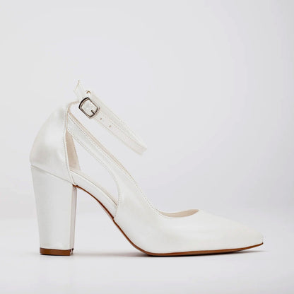 Rosa - Scarpe Sposa Donna Eleganti con Tacco