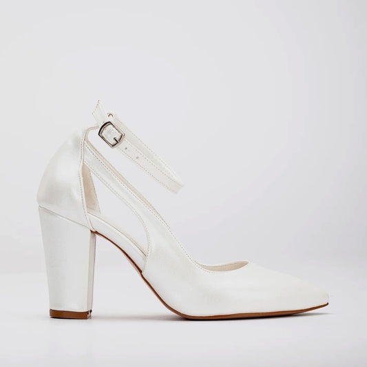 Rosa - Scarpe Sposa Donna Eleganti con Tacco