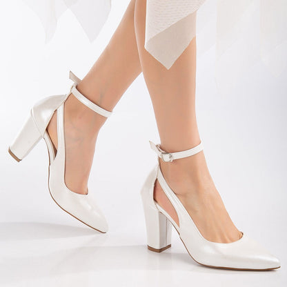 Rosa - Scarpe Sposa Donna Eleganti con Tacco