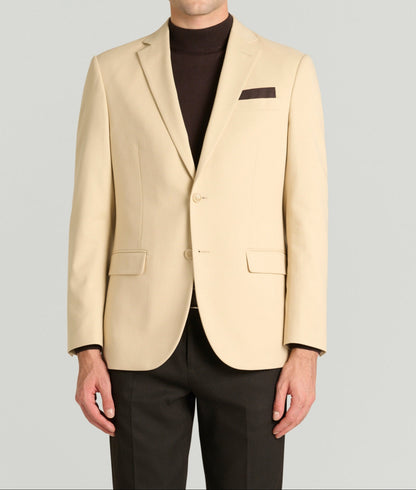 Karel - Giacca Monopetto Uomo Beige Elegante Moderna