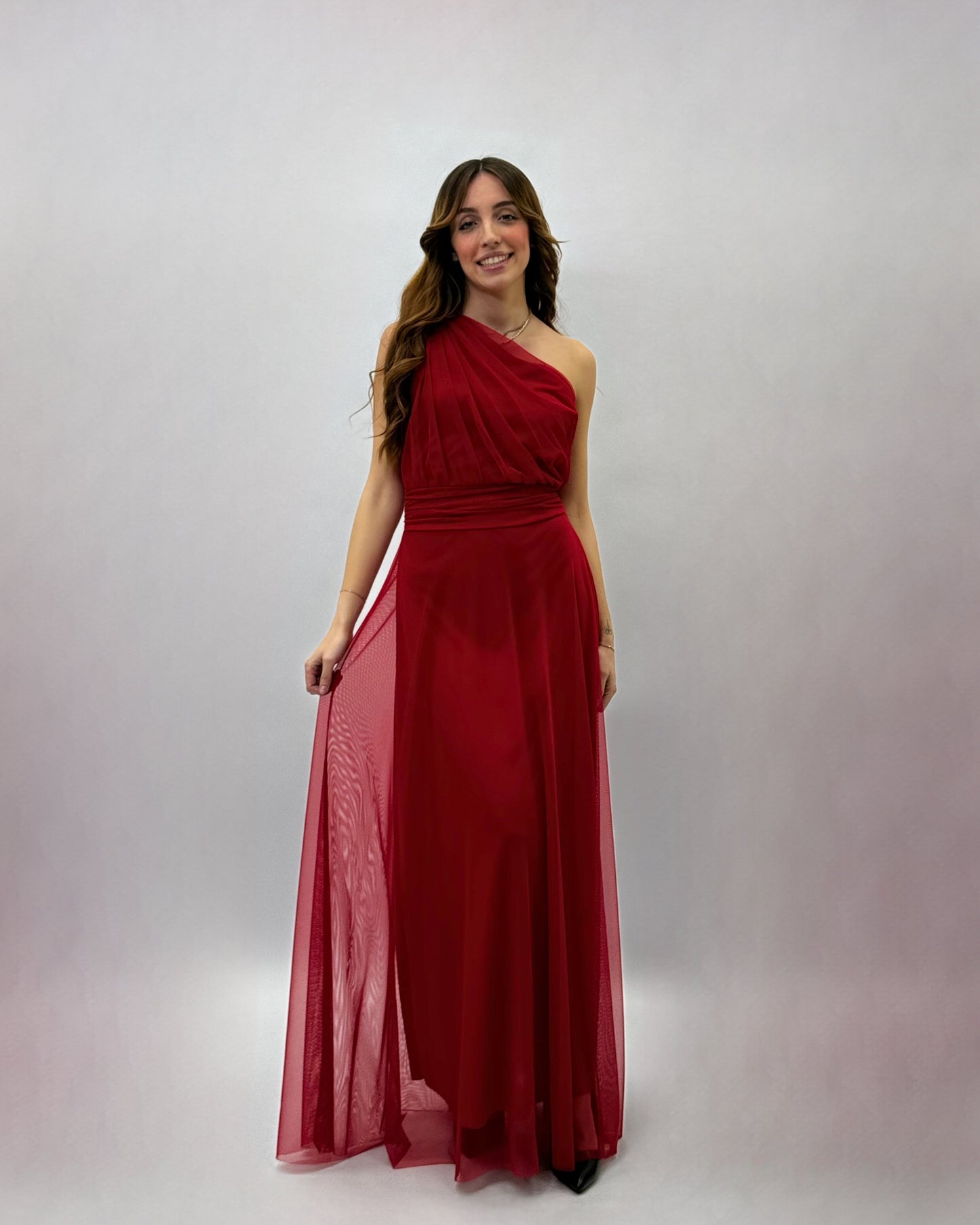 Rosilde - Abito Monospalla Caterina Donna Elegante Femminile