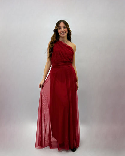 Rosilde - Abito Monospalla Caterina Donna Elegante Femminile
