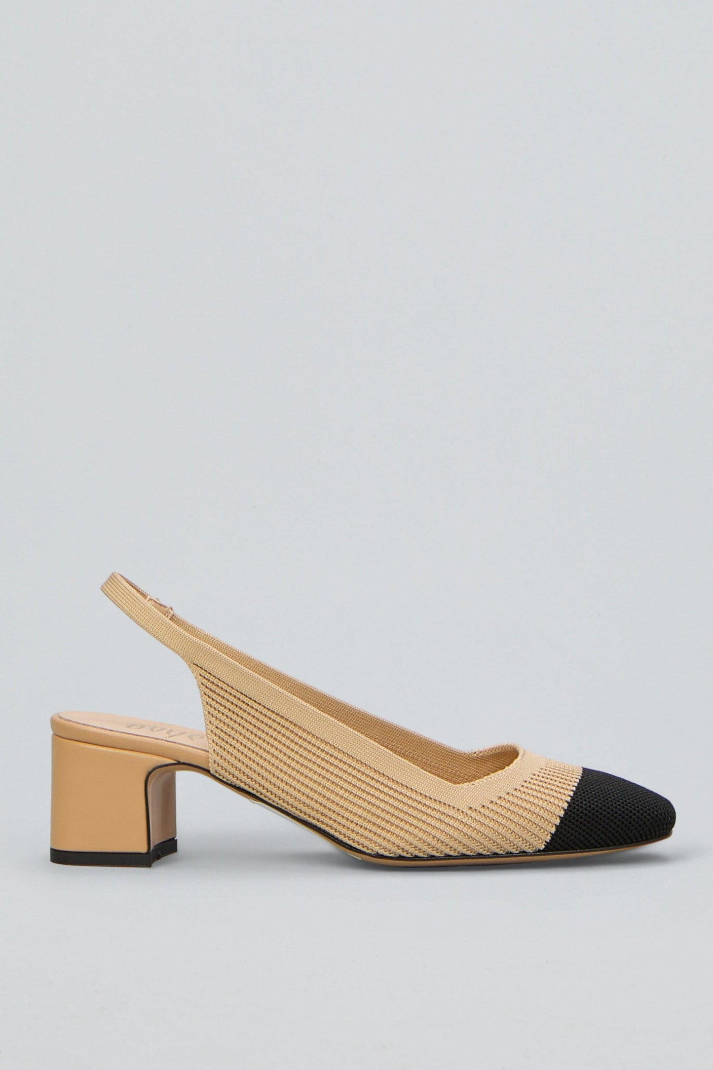 Imelda - Slingback Punta Tonda Bicolore Donna Elegante