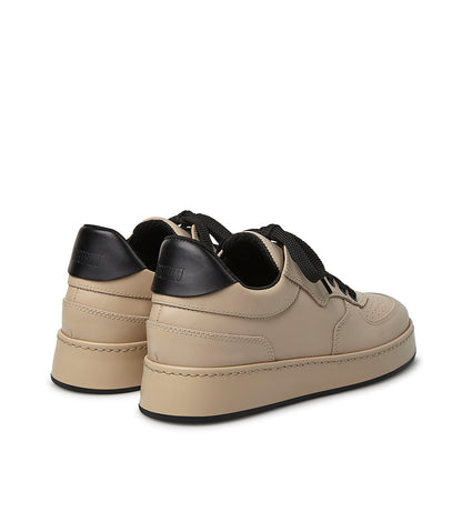 Agostino - Sneakers Bicolore Beige Nero Uomo