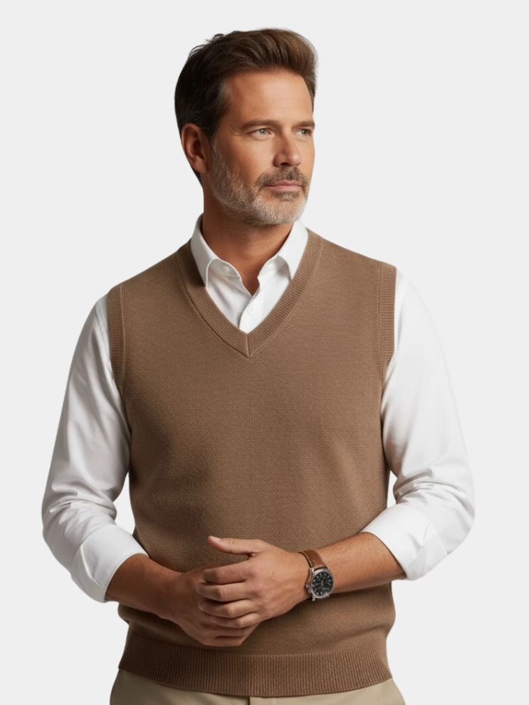 Tigrino - Gilet Elegante Essenziale Da Uomo
