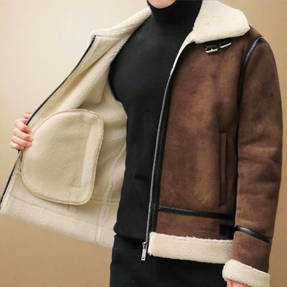 Ferruccio - Cappotto Invernale Uomo Cinturato Elegante