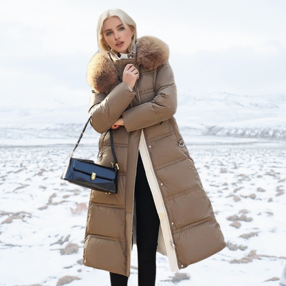 Chiara – Cappotto Lungo Invernale con Interno Isolante Caldo