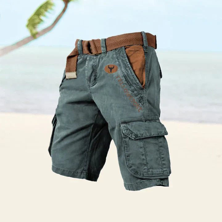 Junius - Shorts Cargo Comodi Uomo Contemporanei