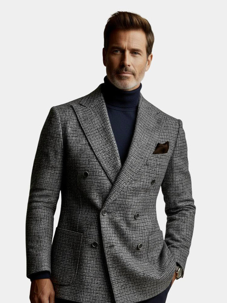 Teofano - Blazer Doppiopetto Regent Elegante Uomo