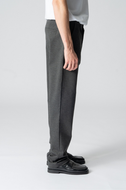 Rodulfo - Pantaloni Wide Performance Uomo Grigio Melange