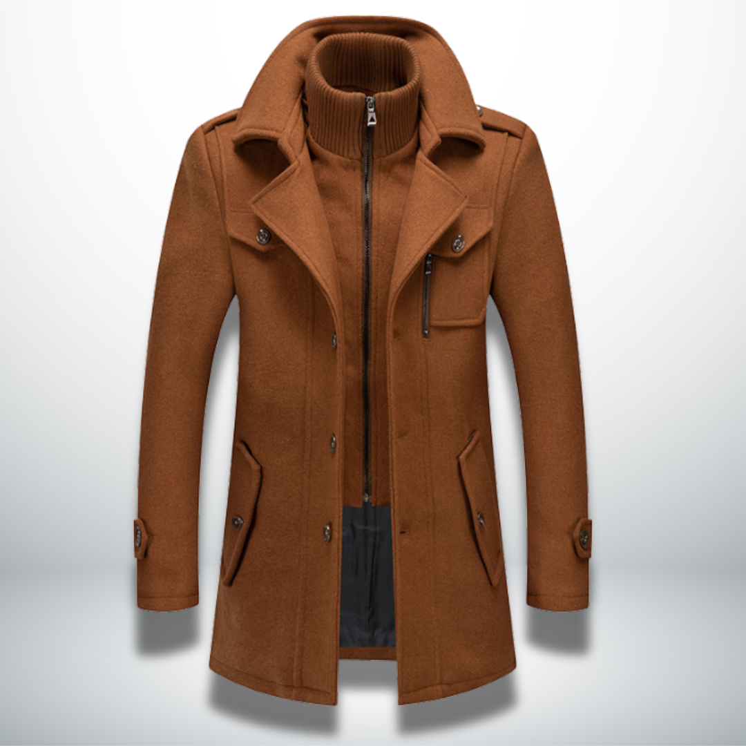 Diomede - Cappotto Uomo Caldo Elegante Stile Moderno