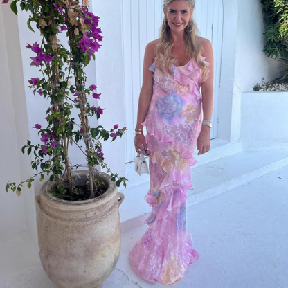 Simona – Abito Estivo Fluido Con Dettagli Rouches E Taglio Leggero