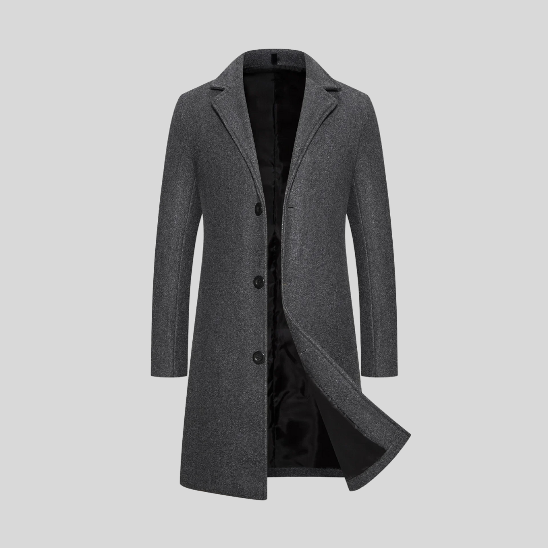 Torquato - Cappotto Stirling Elegante Uomo Invernale Lungo