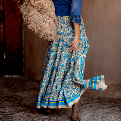Lara – Gonna Lunga In Stile Bohemien Con Fantasia Esclusiva