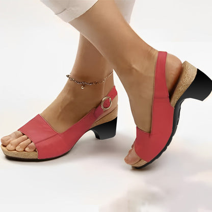 Milisa - Sandali Donna Comodi Zeppa Supporto Arco Estate