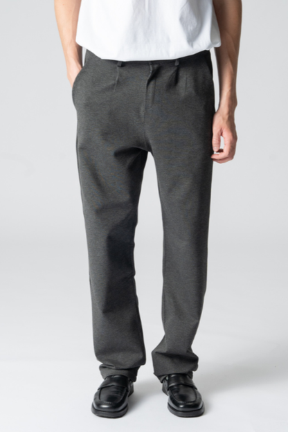 Rodulfo - Pantaloni Wide Performance Uomo Grigio Melange